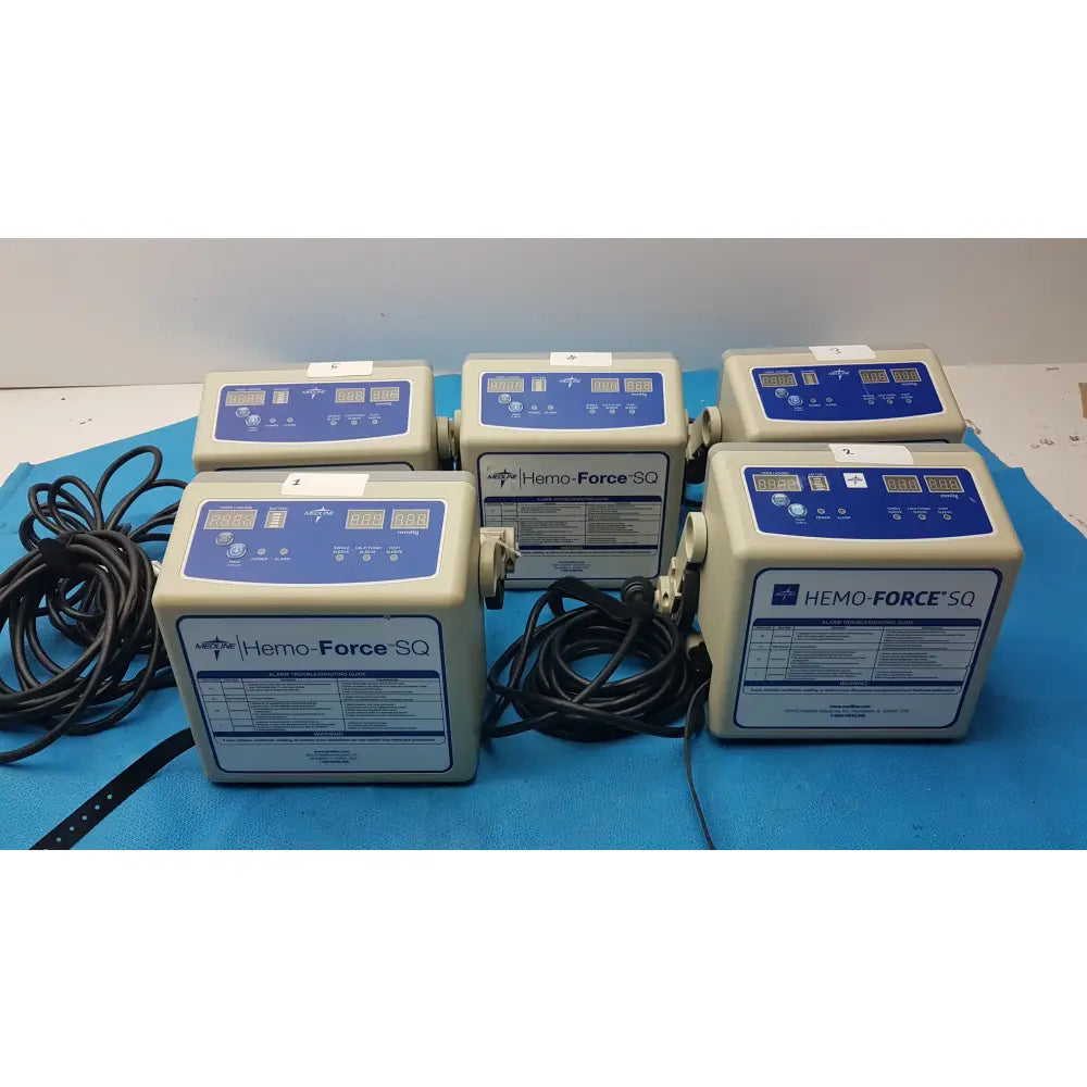Lot of 5 Medline Hemo Force DVT Compression Pump - Sequential Compression Device (SCD) / DVT Pump