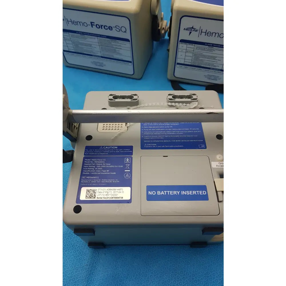 Lot of 5 Medline Hemo Force DVT Compression Pump - Sequential Compression Device (SCD) / DVT Pump