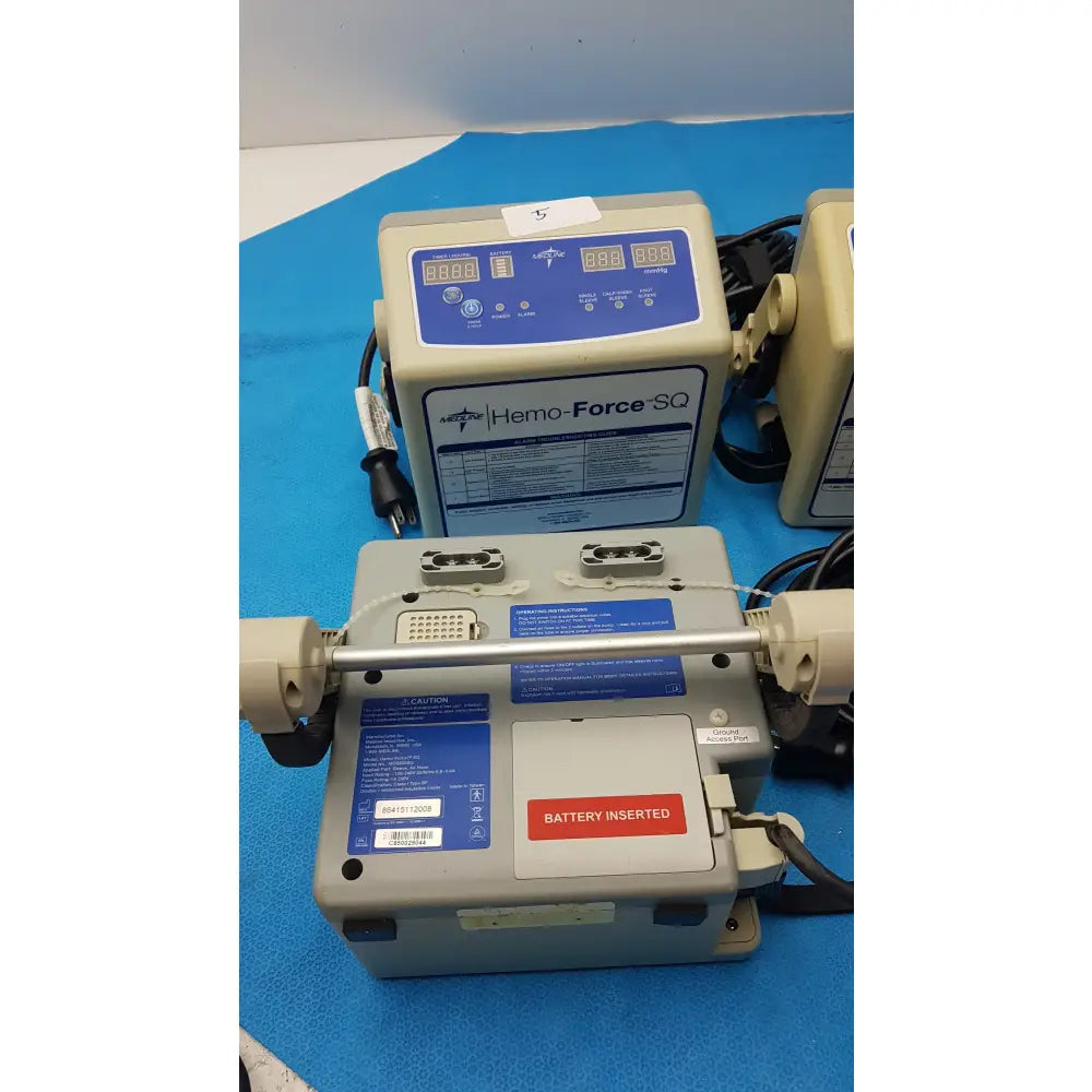 Lot of 5 Medline Hemo Force DVT Compression Pump - Sequential Compression Device (SCD) / DVT Pump