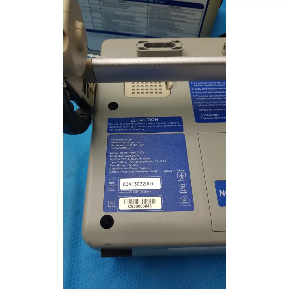 Lot of 5 Medline Hemo Force DVT Compression Pump - Sequential Compression Device (SCD) / DVT Pump