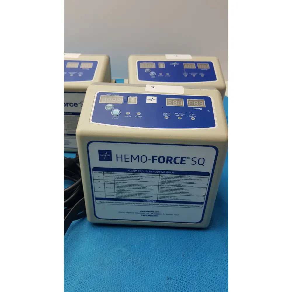 Lot of 5 Medline Hemo Force DVT Compression Pump - Sequential Compression Device (SCD) / DVT Pump