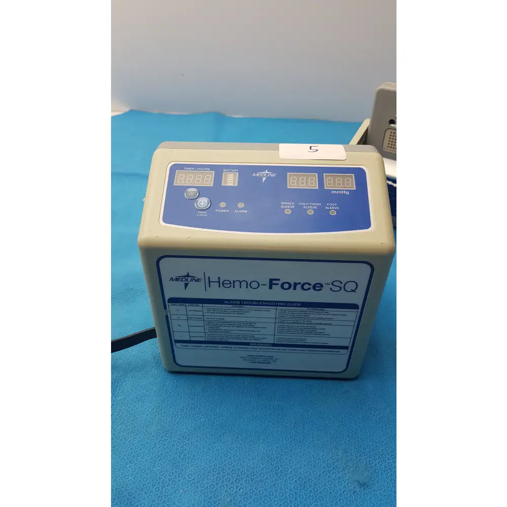Lot of 5 Medline Hemo Force DVT Compression Pump - Sequential Compression Device (SCD) / DVT Pump