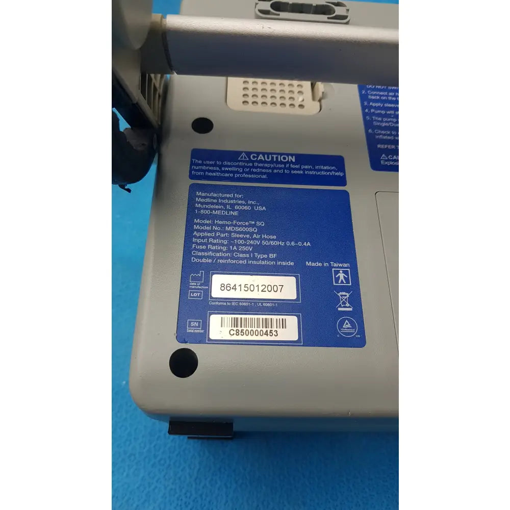 Lot of 5 Medline Hemo Force DVT Compression Pump - Sequential Compression Device (SCD) / DVT Pump