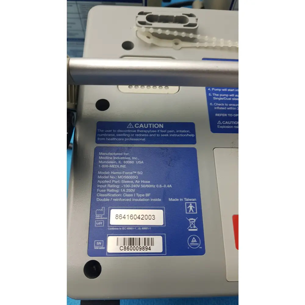 Lot of 5 Medline Hemo Force DVT Compression Pump - Sequential Compression Device (SCD) / DVT Pump