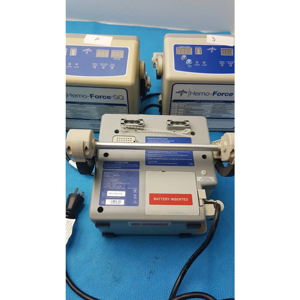 Lot of 5 Medline Hemo Force DVT Compression Pump - Sequential Compression Device (SCD) / DVT Pump