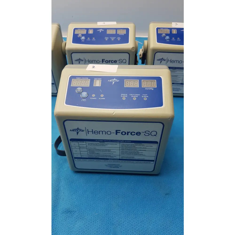 Lot of 5 Medline MDS600SQ Hemo Force SQ Sequential DVT Pump - Sequential Compression Device (SCD) / DVT Pump
