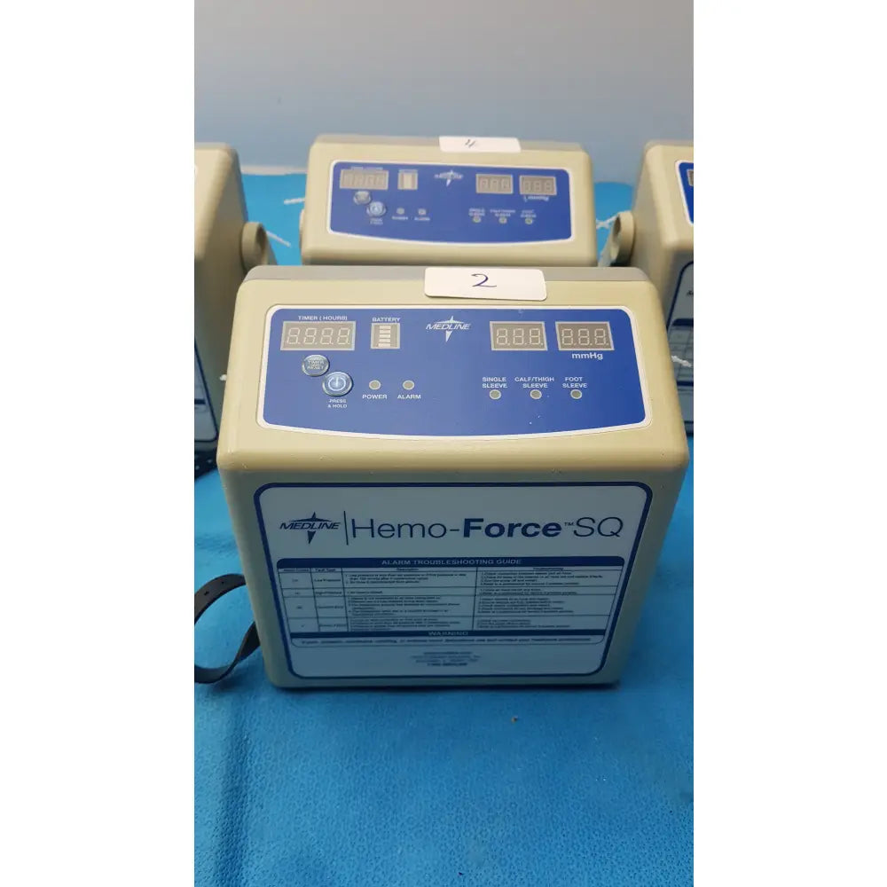 Lot of 5 Medline MDS600SQ Hemo Force SQ Sequential DVT Pump - Sequential Compression Device (SCD) / DVT Pump
