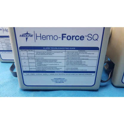 Lot of 5 Medline MDS600SQ Hemo Force SQ Sequential DVT Pump - Sequential Compression Device (SCD) / DVT Pump