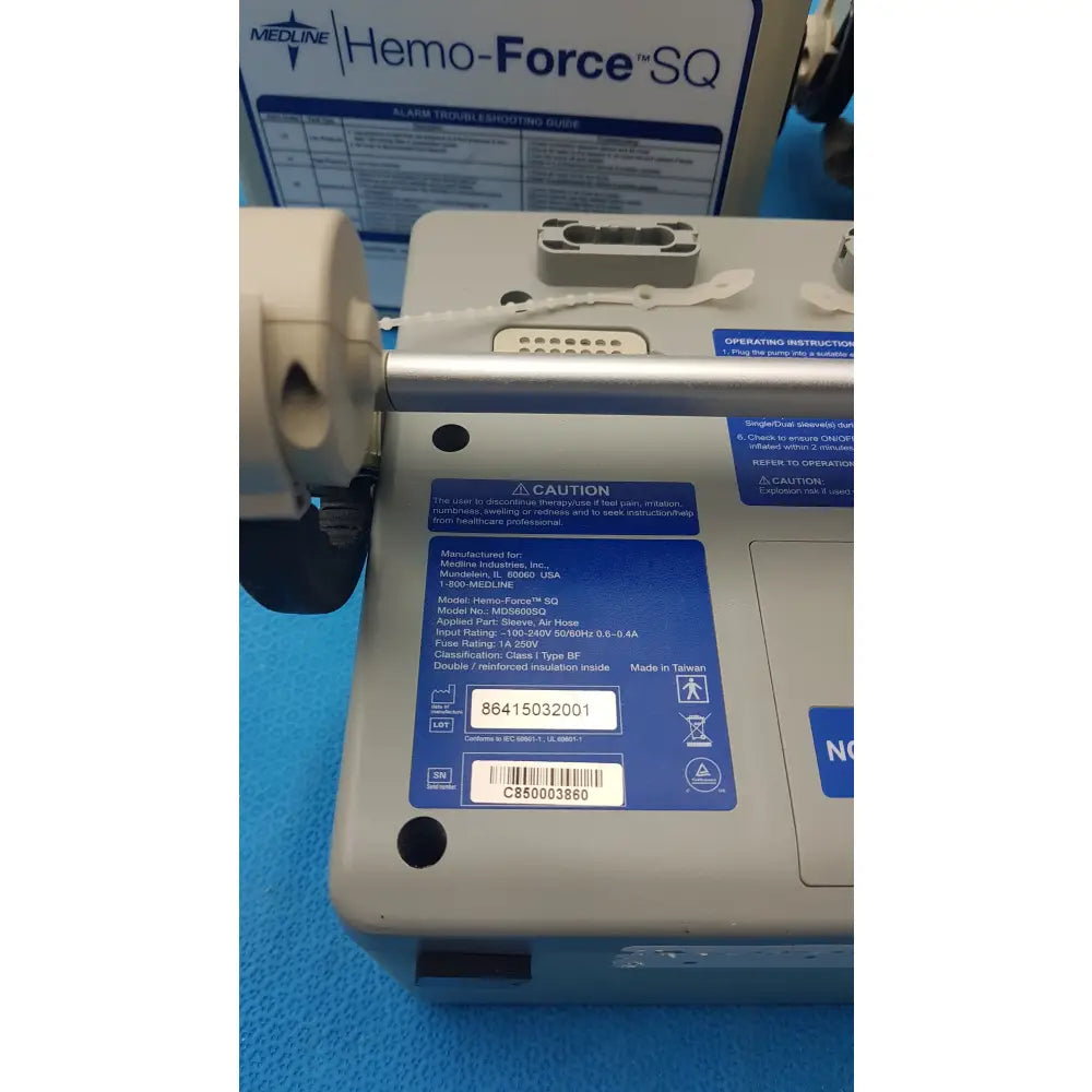 Lot of 5 Medline MDS600SQ Hemo Force SQ Sequential DVT Pump - Sequential Compression Device (SCD) / DVT Pump