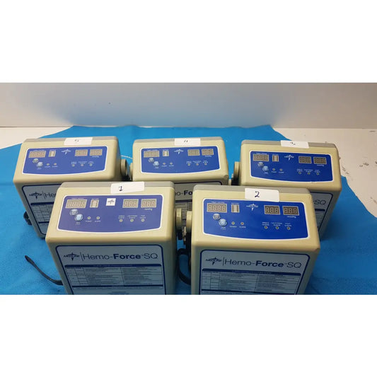 Lot of 5 Medline MDS600SQ Hemo Force SQ Sequential DVT Pump - Sequential Compression Device (SCD) / DVT Pump