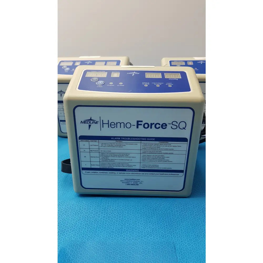 Lot of 5 Medline MDS600SQ Hemo Force SQ Sequential DVT Pump - Sequential Compression Device (SCD) / DVT Pump