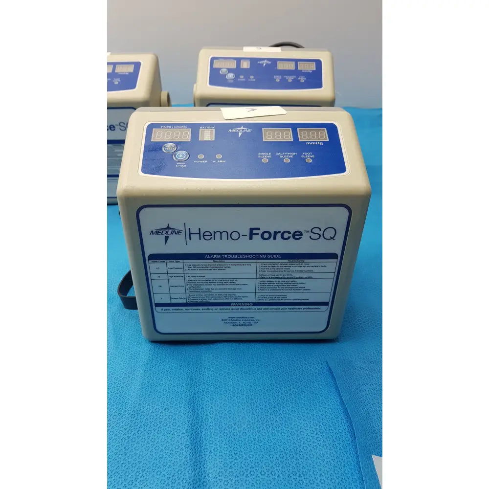 Lot of 5 Medline MDS600SQ Hemo Force SQ Sequential DVT Pump - Sequential Compression Device (SCD) / DVT Pump