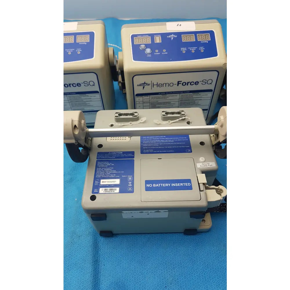 Lot of 5 Medline MDS600SQ Hemo Force SQ Sequential DVT Pump - Sequential Compression Device (SCD) / DVT Pump