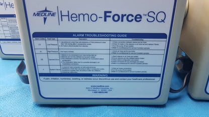 Lot of 5 Medline MDS600SQ Hemo Force SQ Sequential DVT Pump - Sequential Compression Device (SCD) / DVT Pump