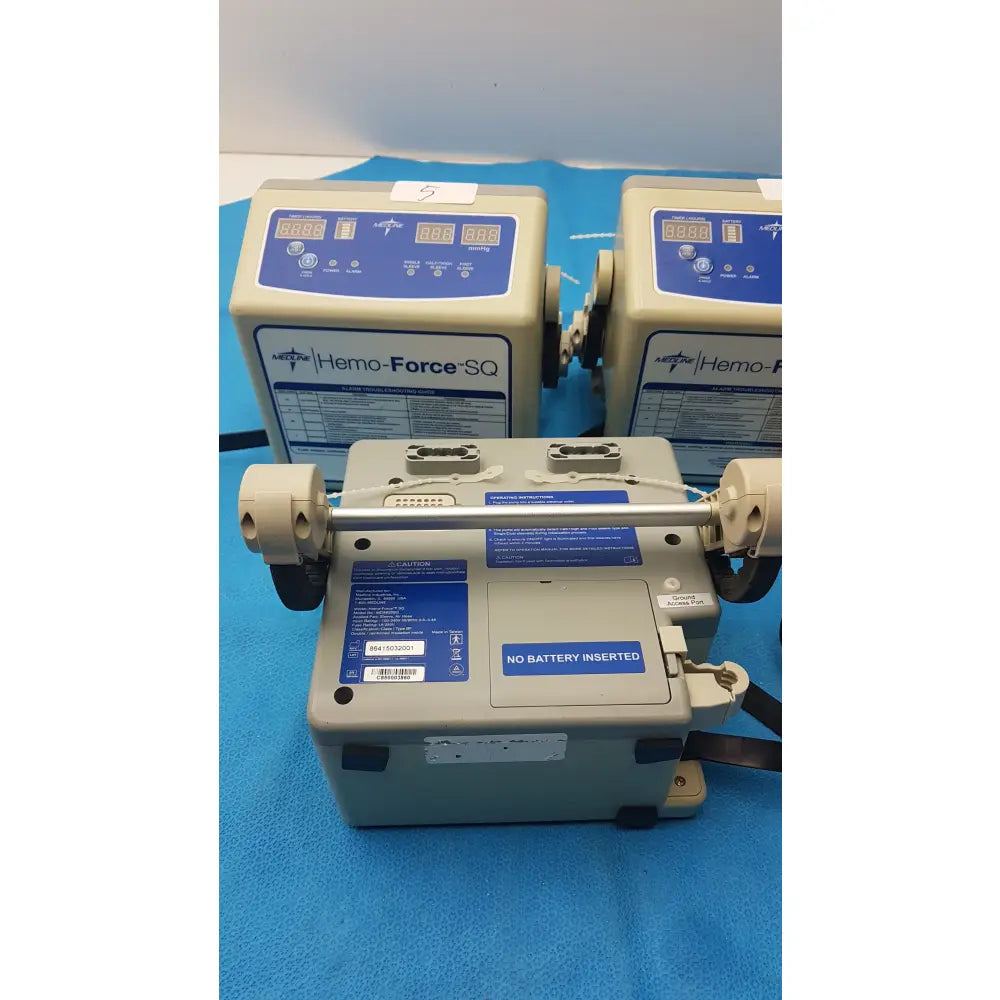 Lot of 5 Medline MDS600SQ Hemo Force SQ Sequential DVT Pump - Sequential Compression Device (SCD) / DVT Pump