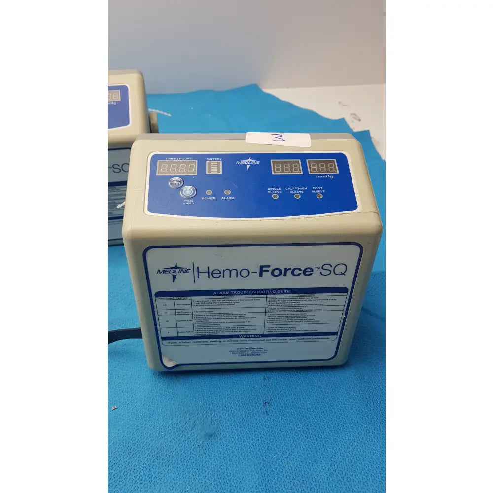 Lot of 5 Medline MDS600SQ Hemo Force SQ Sequential DVT Pump - Sequential Compression Device (SCD) / DVT Pump