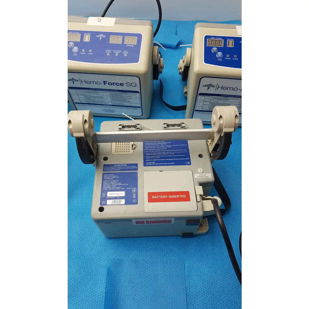 Lot of 5 Medline MDS600SQ Hemo Force SQ Sequential DVT Pump - Sequential Compression Device (SCD) / DVT Pump