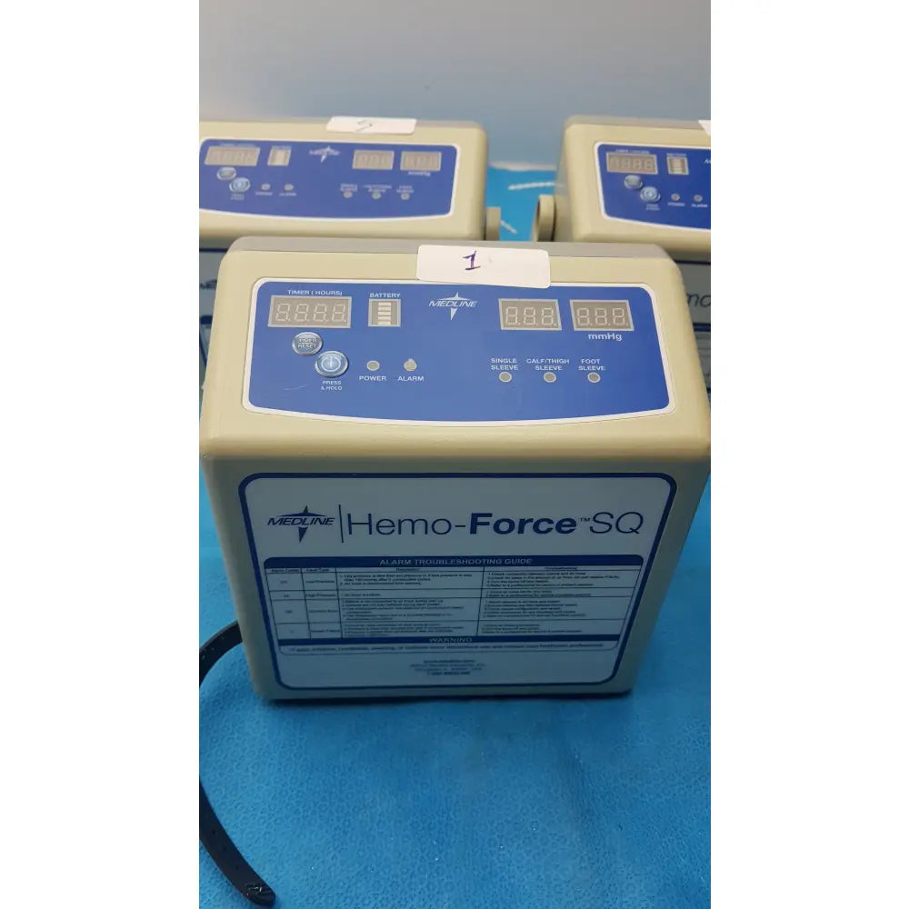 Lot of 5 Medline MDS600SQ Hemo Force SQ Sequential DVT Pump - Sequential Compression Device (SCD) / DVT Pump