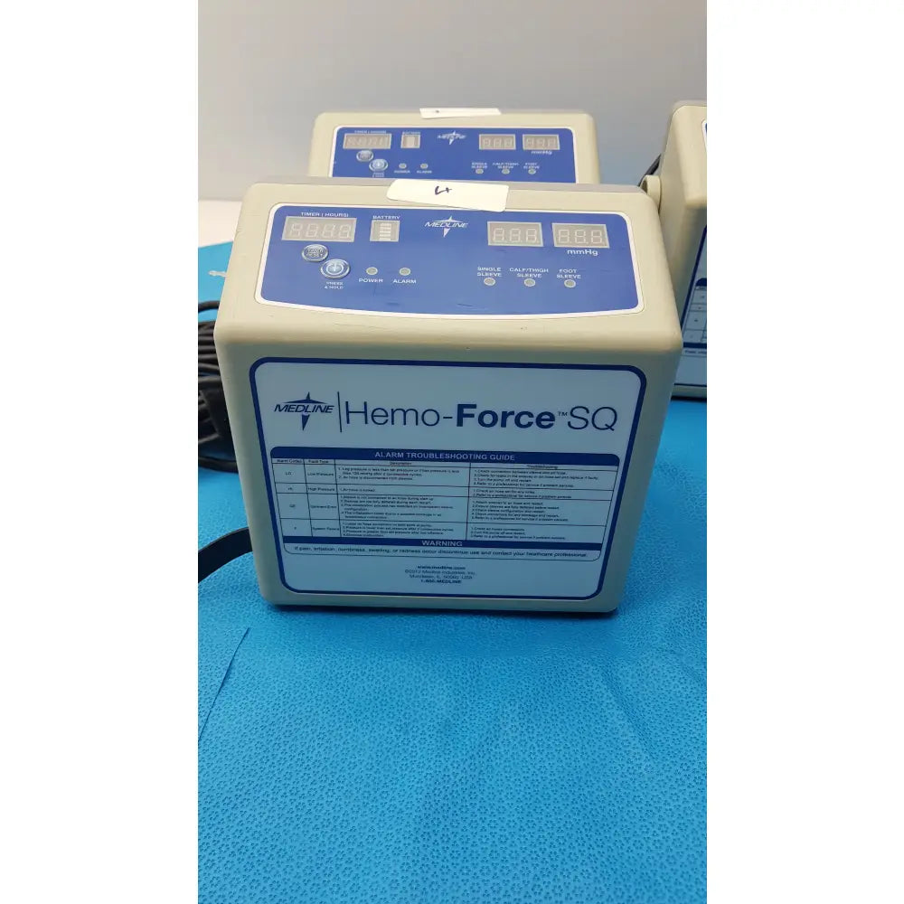 Lot of 5 Medline MDS600SQ Hemo Force SQ Sequential DVT Pump - Sequential Compression Device (SCD) / DVT Pump