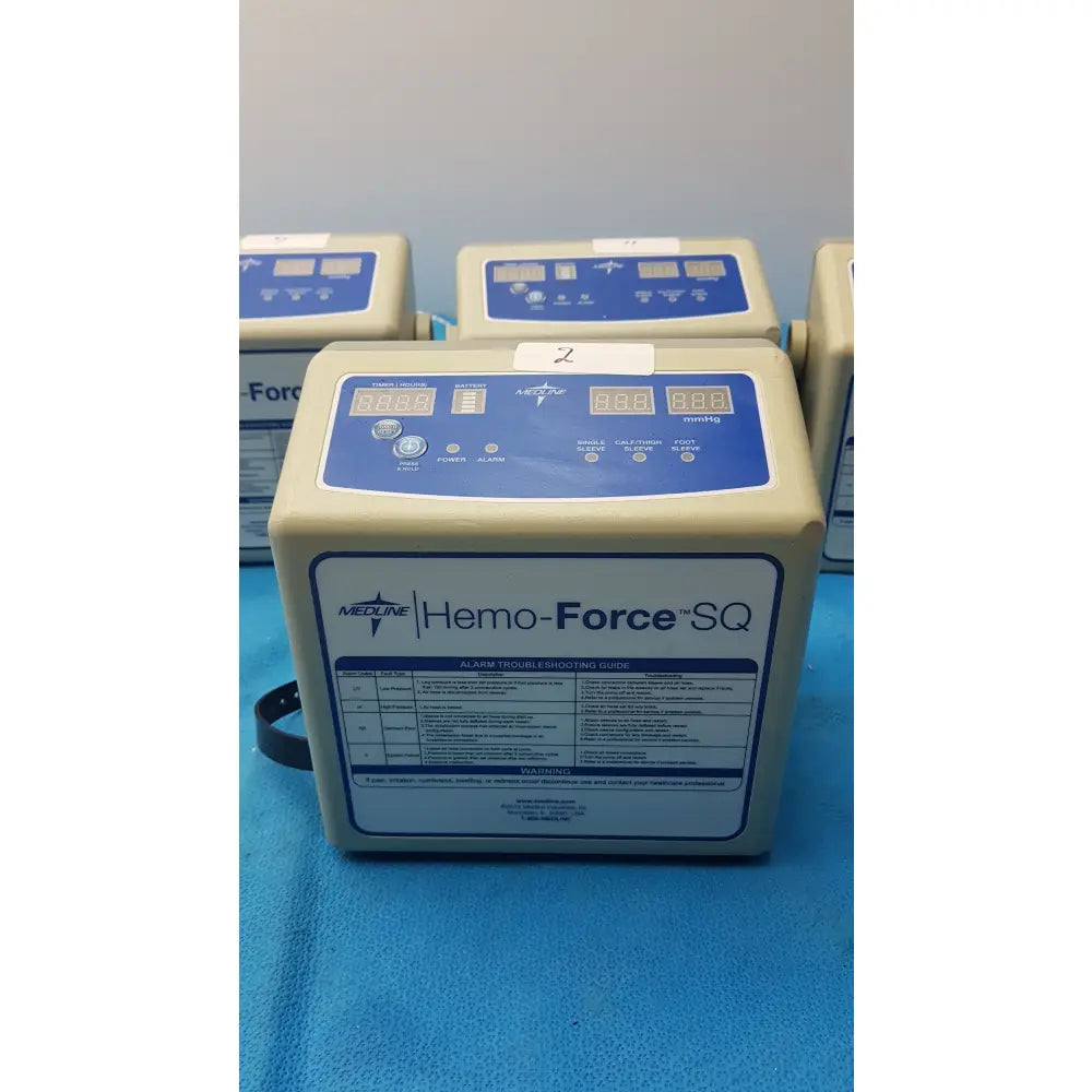 Lot of 5 Medline MDS600SQ Hemo Force SQ Sequential DVT Pump - Sequential Compression Device (SCD) / DVT Pump