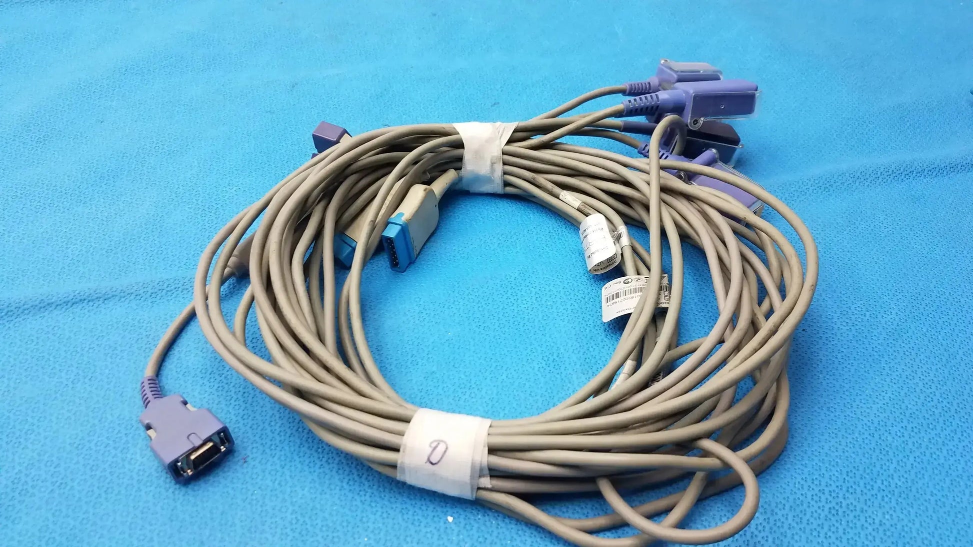 Nellcor Lot of 5 Nellcor SpO2 Adapter Extension Cables SpO2 Adapter Extension Cable, second-hand product photo 1