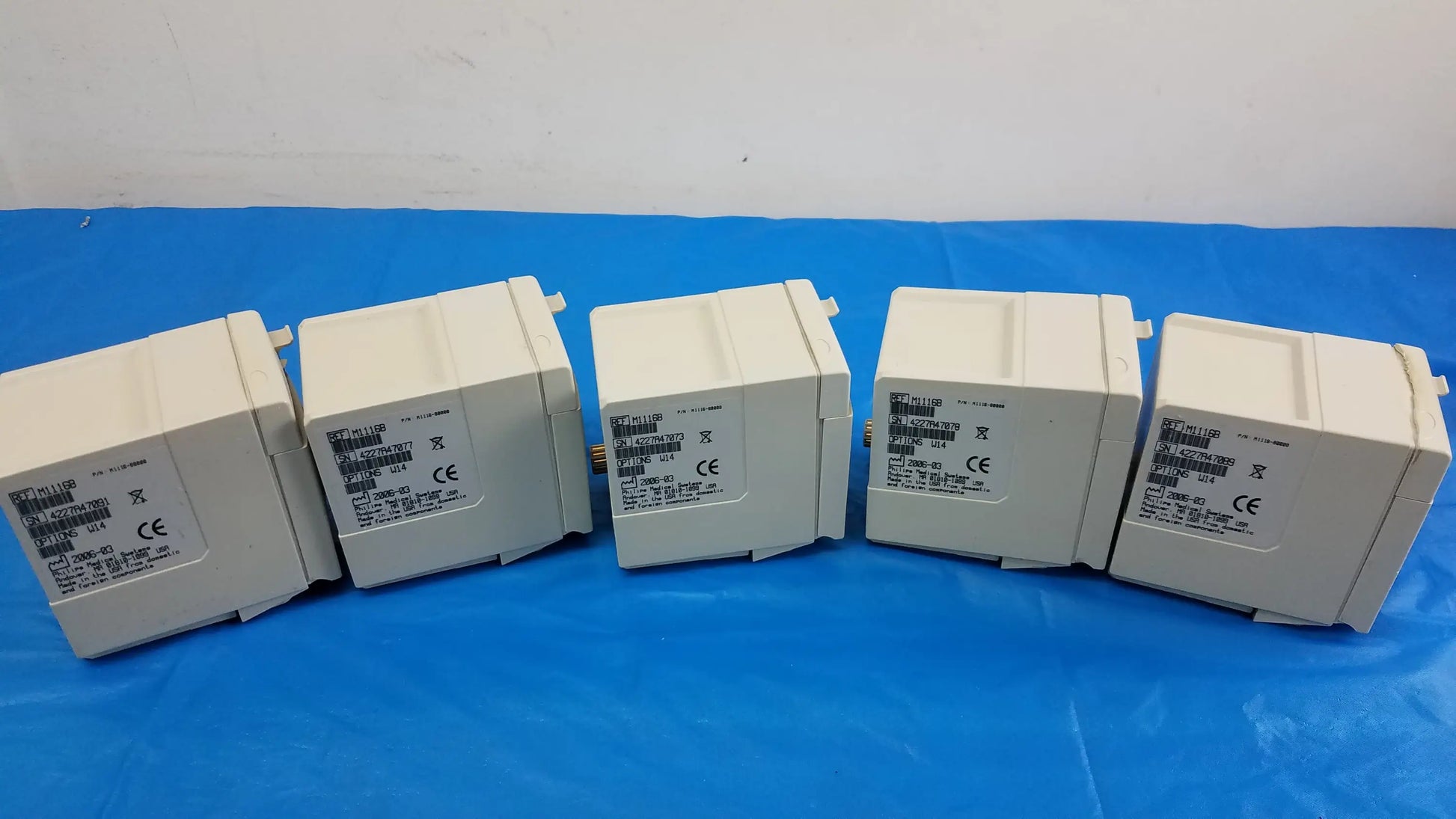 Philips Lot of 5 Philips M1116B Recorder Module for Patient Monitor Recorder Module for Patient Monitor, second-hand product photo 5