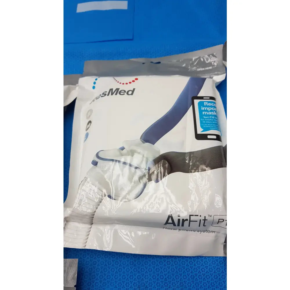 Lot of 5 ResMed AirFit P10 Nasal Pillow CPAP Masks Ref 62900 - Nasal Pillow CPAP Mask