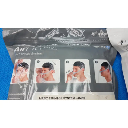 Lot of 5 ResMed AirFit P10 Nasal Pillow CPAP Masks Ref 62900 - Nasal Pillow CPAP Mask