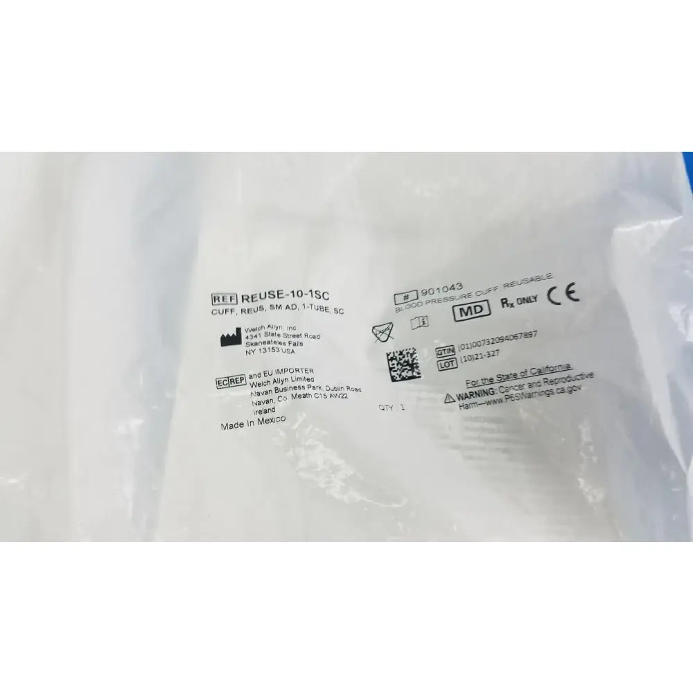 Wlech Allyn Lot of - 5 Wlech Allyn Disposable Blood Pressure Cuff 901044 Disposable Blood Pressure Cuff, second-hand product photo 7