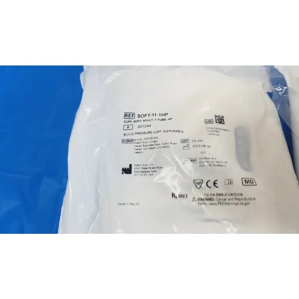 Wlech Allyn Lot of - 5 Wlech Allyn Disposable Blood Pressure Cuff 901044 Disposable Blood Pressure Cuff, second-hand product photo 5