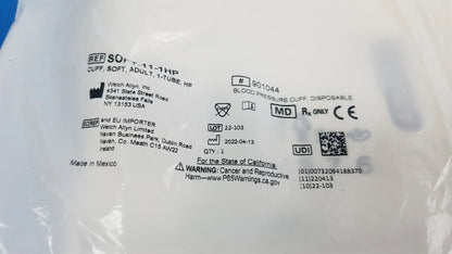 Wlech Allyn Lot of - 5 Wlech Allyn Disposable Blood Pressure Cuff 901044 Disposable Blood Pressure Cuff, second-hand product photo 3