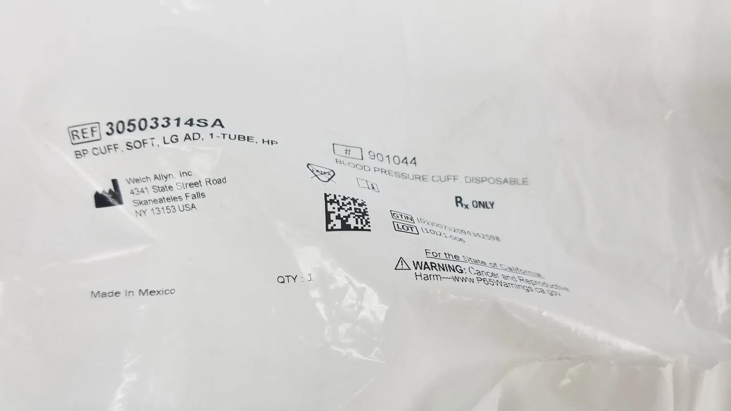 Wlech Allyn Lot of - 5 Wlech Allyn Disposable Blood Pressure Cuff 901044 Disposable Blood Pressure Cuff, second-hand product photo 6