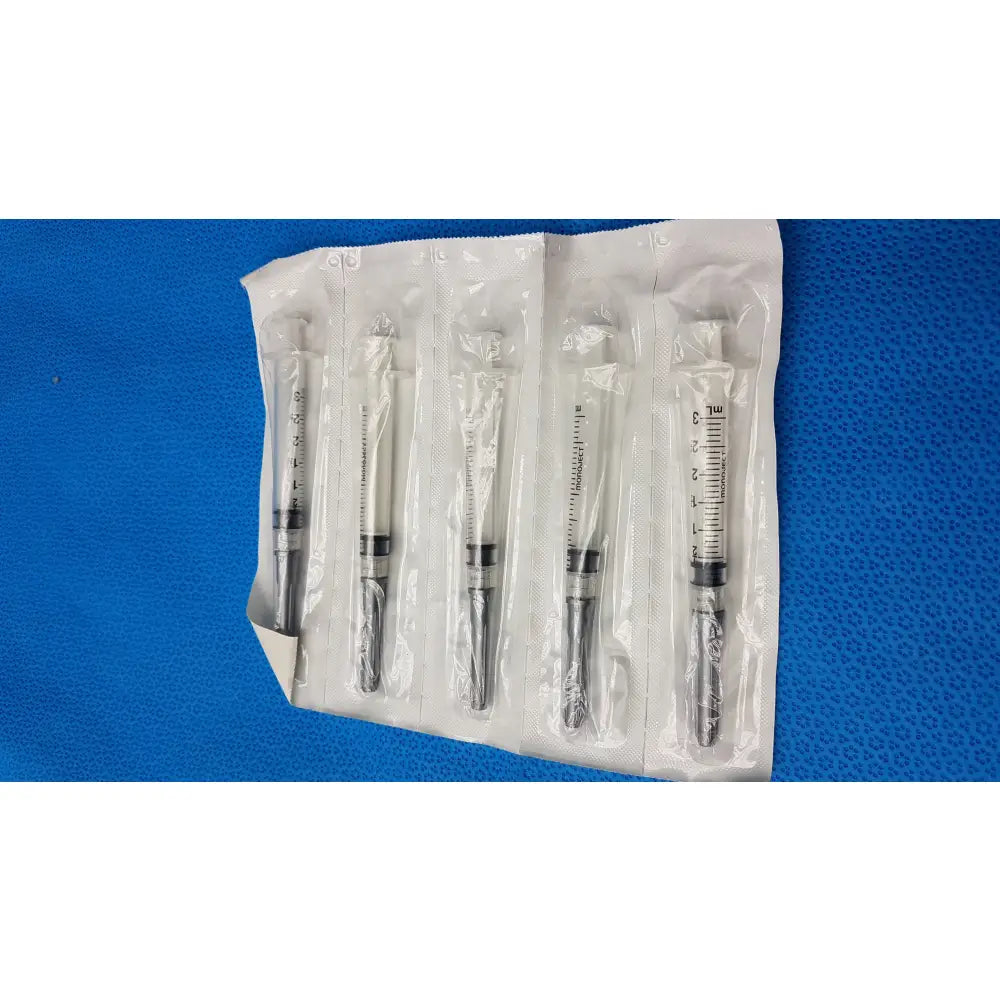 Lot of 50 Covidien Monoject 3mL Syringes Vial Access Cannula SmarTip Ref 8881540133 - Syringe with Vial Access Cannula