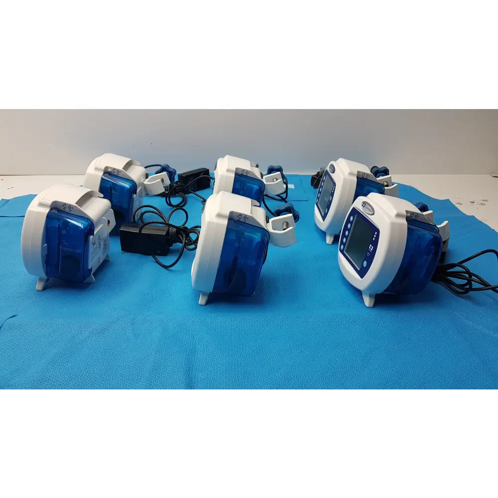 Lot of 6 Covidien Enteral Feeding Pumps With Power Supply - Enteral Infusion Pump