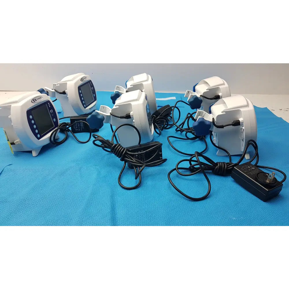 Lot of 6 Covidien Enteral Feeding Pumps With Power Supply - Enteral Infusion Pump