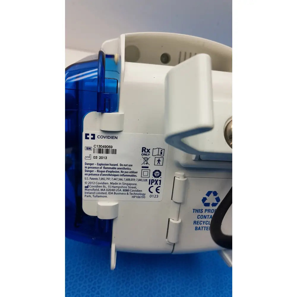 Lot of 6 Covidien Enteral Feeding Pumps With Power Supply - Volumetric Enteral Feeding Pump