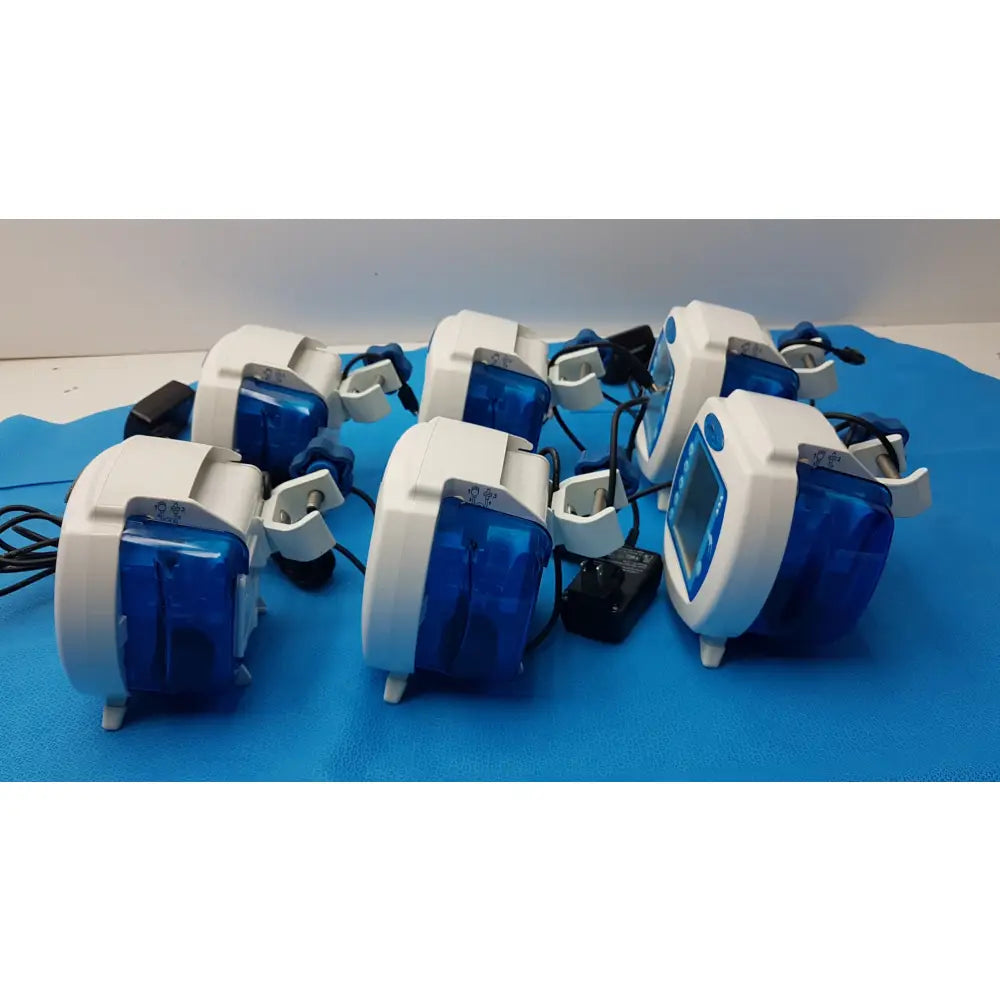 Lot of 6 Covidien Kangaroo Enteral Feeding Infusion Pumps With Power Supplies - Volumetric Enteral Feeding Infusion Pump