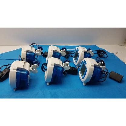 Lot of 6 Covidien Kangaroo Enteral Feeding Infusion Pumps With Power Supplies - Volumetric Enteral Feeding Pump