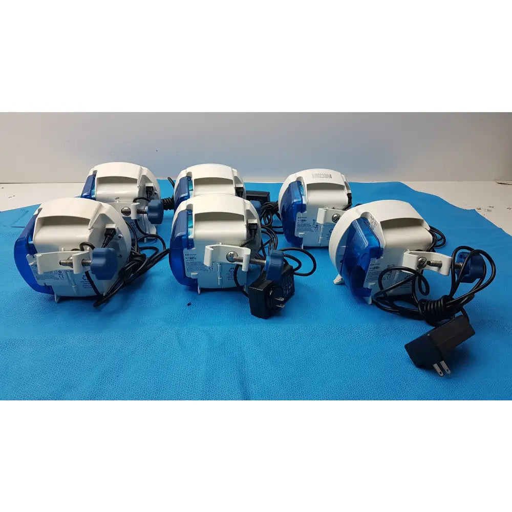 Lot of 6 Covidien Kangaroo Enteral Feeding Infusion Pumps With Power Supplies - Volumetric Enteral Feeding Pump