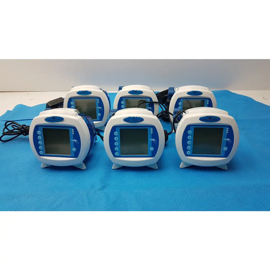 Lot of 6 Covidien Kangaroo Enteral Feeding Infusion Pumps With Power Supplies - Volumetric Enteral Feeding Infusion Pump