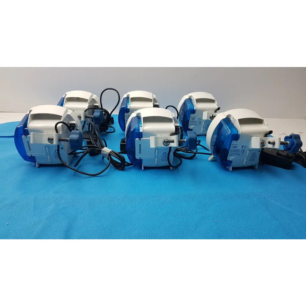 Lot of 6 Covidien Kangaroo Enteral Feeding Infusion Pumps With Power Supplies - Volumetric Enteral Feeding Pump