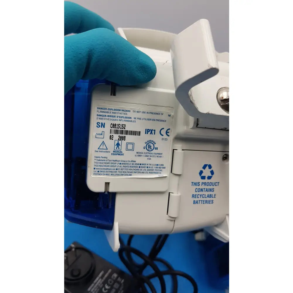Lot of 6 Covidien Kangaroo Enteral Feeding Infusion Pumps With Power Supplies - Volumetric Enteral Feeding Pump