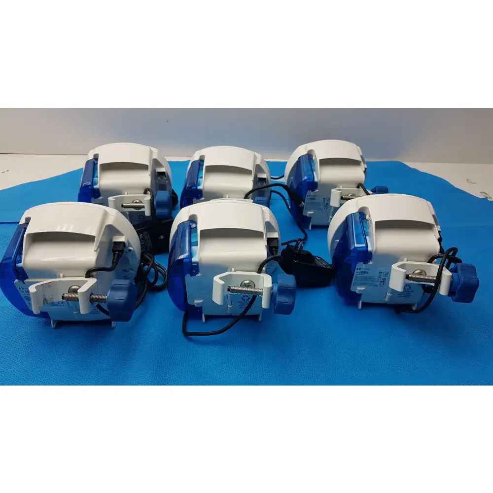 Lot of 6 Covidien Kangaroo Enteral Feeding Infusion Pumps With Power Supplies - Volumetric Enteral Feeding Infusion Pump