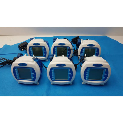 Lot of 6 Covidien Kangaroo Enteral Feeding Infusion Pumps With Power Supplies - Volumetric Enteral Feeding Infusion Pump