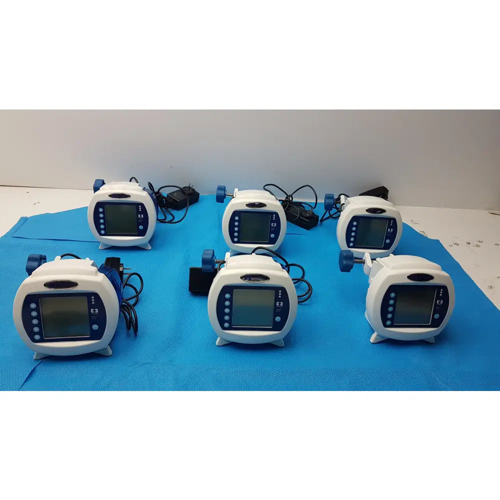 Lot of 6 Covidien Kangaroo Enteral Feeding Pumps With Power Supply - Enteral Feeding Pump
