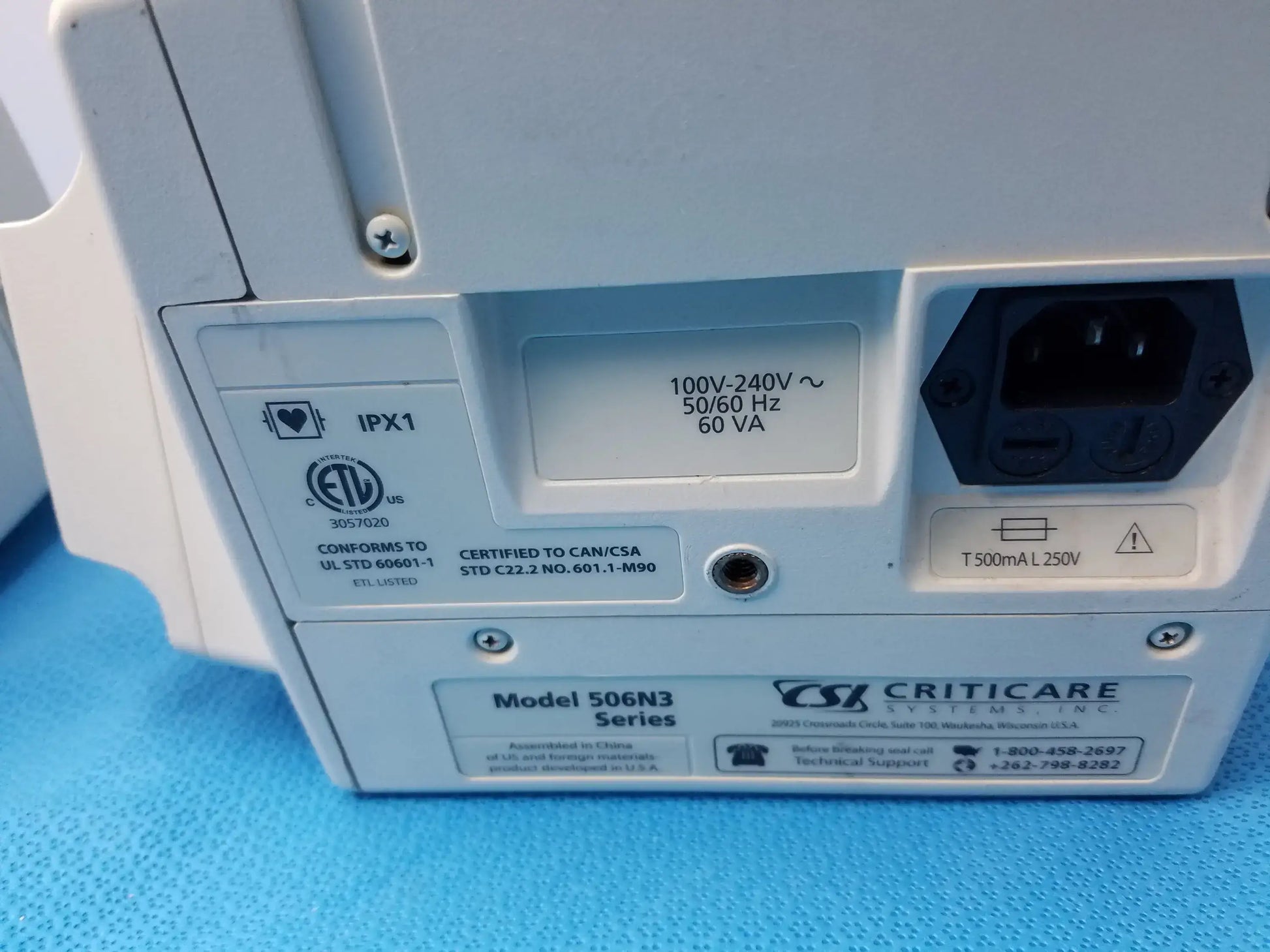 CSI Criticare Lot of - 6 CSI Criticare 506N3 Series SPo2 Patient Monitor Patient Monitor, second-hand product photo 21