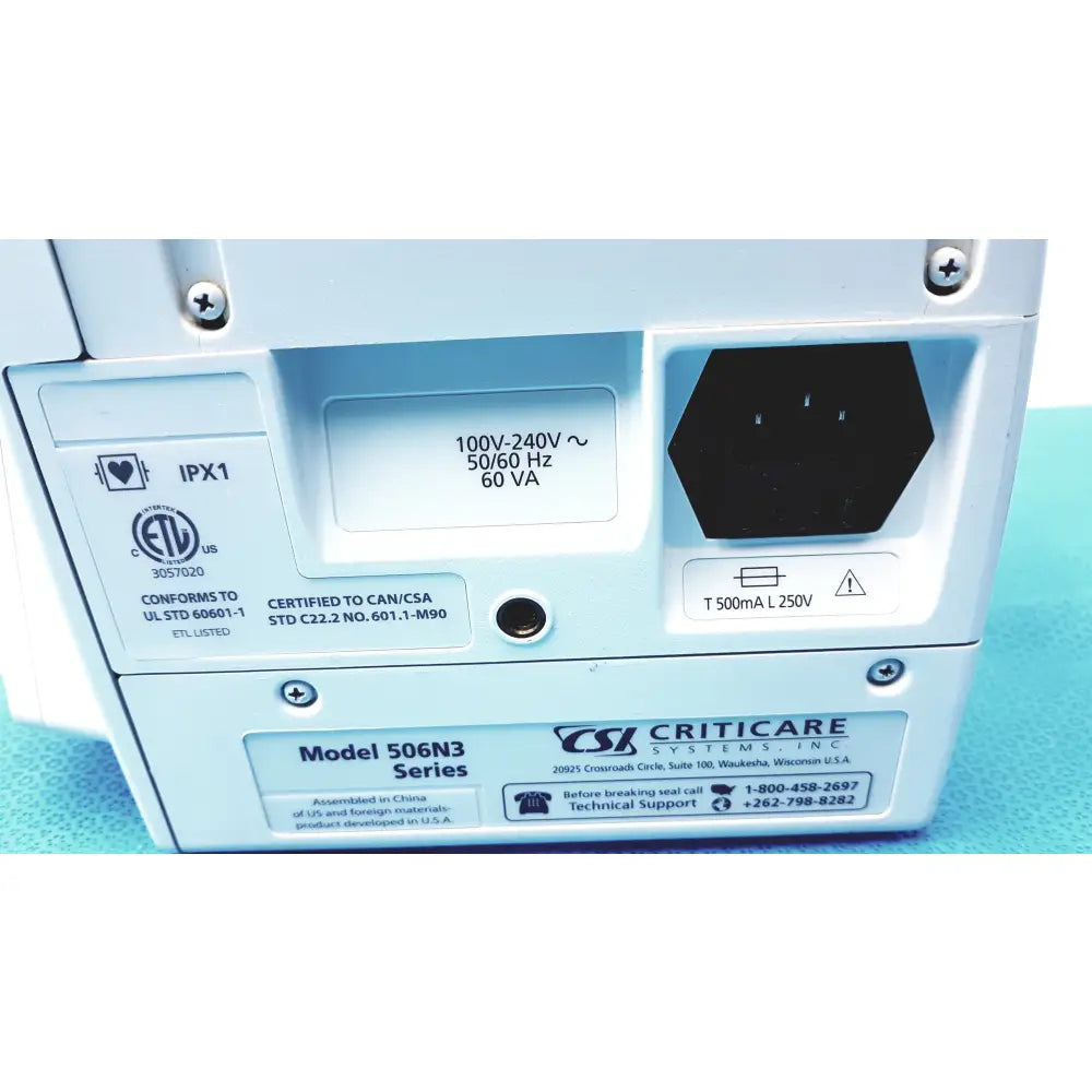Lot of 6 CSI Criticare 506N3 Series SPo2 Patient Monitor - SpO2 Patient Monitor