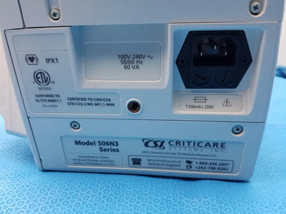 CSI Criticare Lot of - 6 CSI Criticare 506N3 Series SPo2 Patient Monitor Patient Monitor, second-hand product photo 18