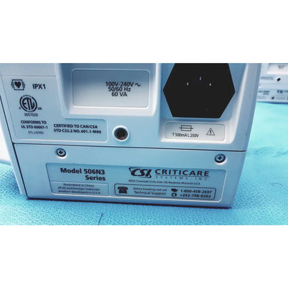 Lot of 6 CSI Criticare 506N3 Series SPo2 Patient Monitor - SpO2 Patient Monitor