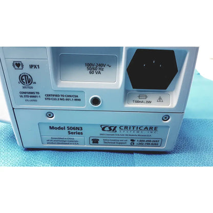 Lot of 6 CSI Criticare 506N3 Series SPo2 Patient Monitor - SpO2 Patient Monitor